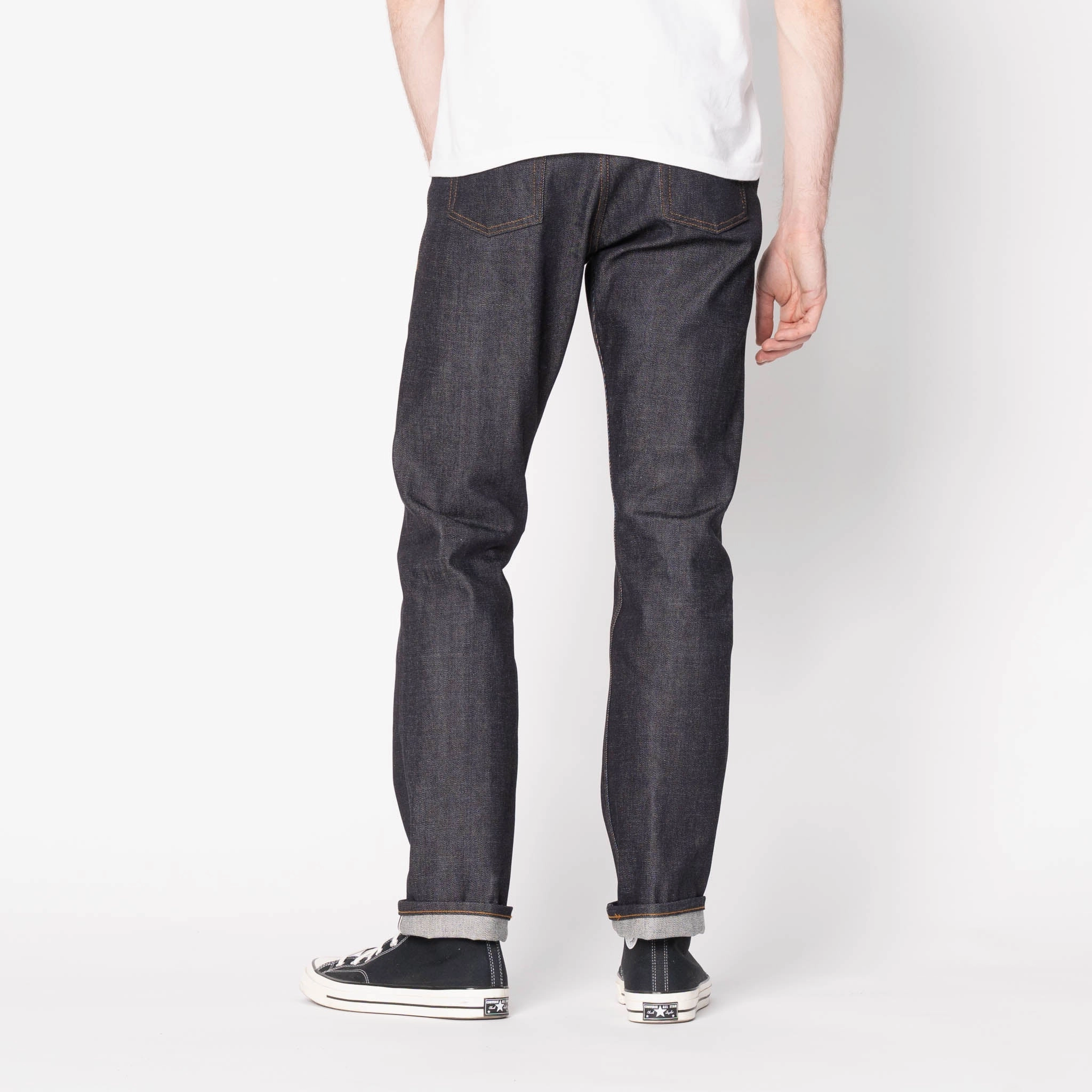 Clean Piece Home Comfort Party Look Modern Minimalist True  Guy - Gateway Selvedge - Indigo
