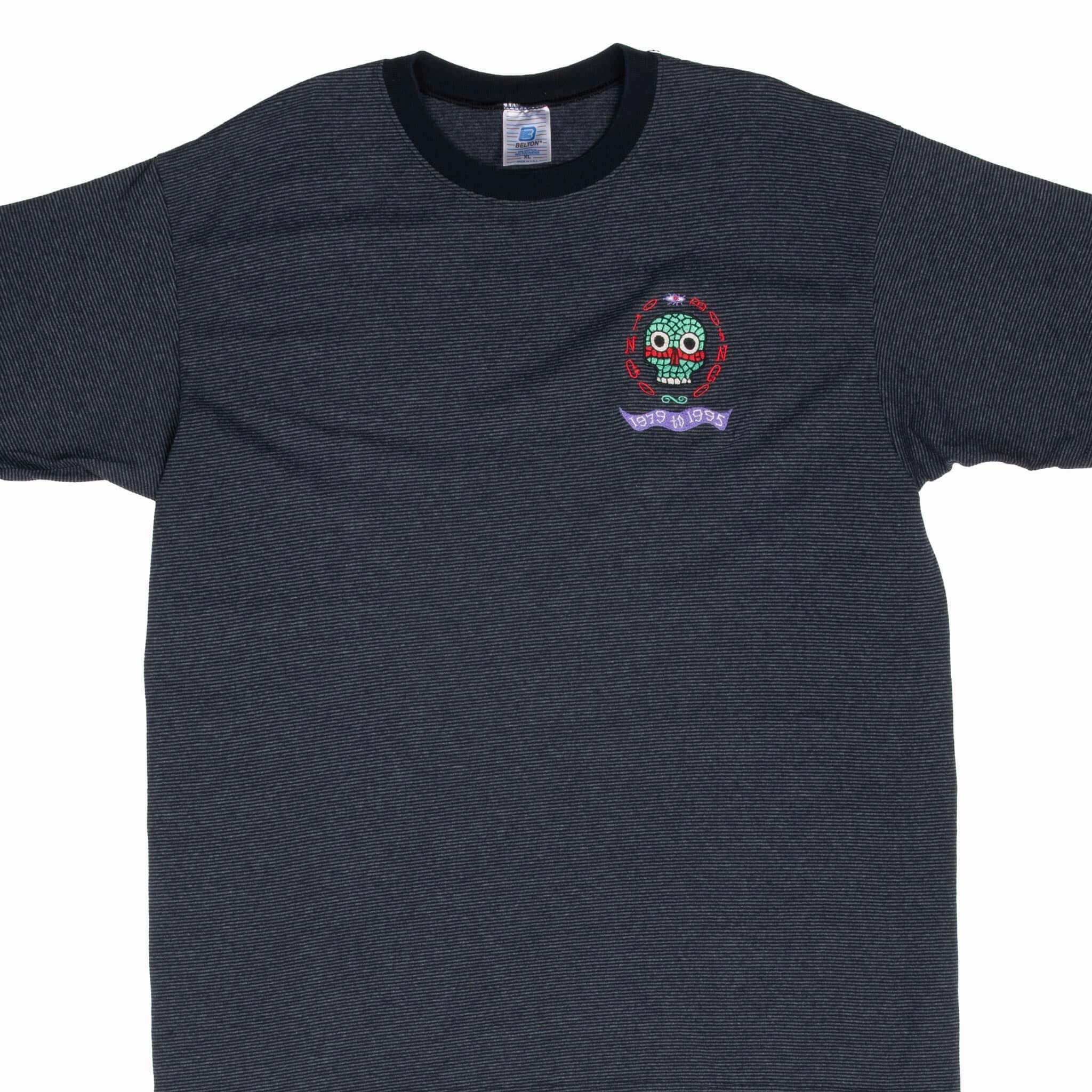 VINTAGE OINGO BONGO 1979 1995 TEE SHIRT LARGE MADE IN USA Quick Fit Performance