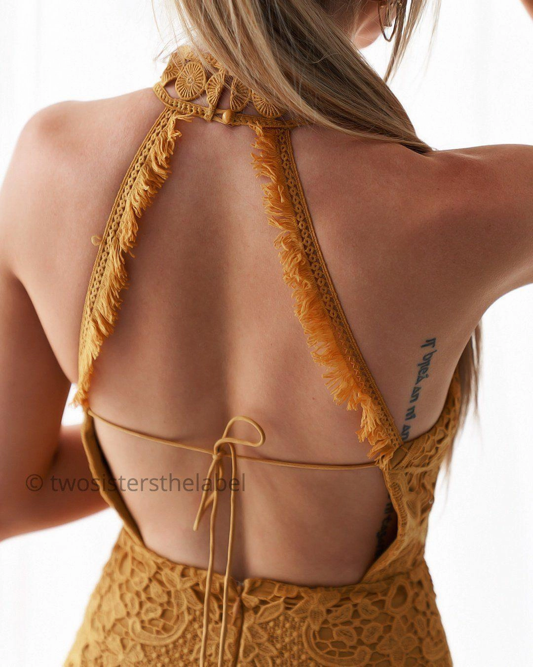 Polished Design Sonia Dress - Mustard