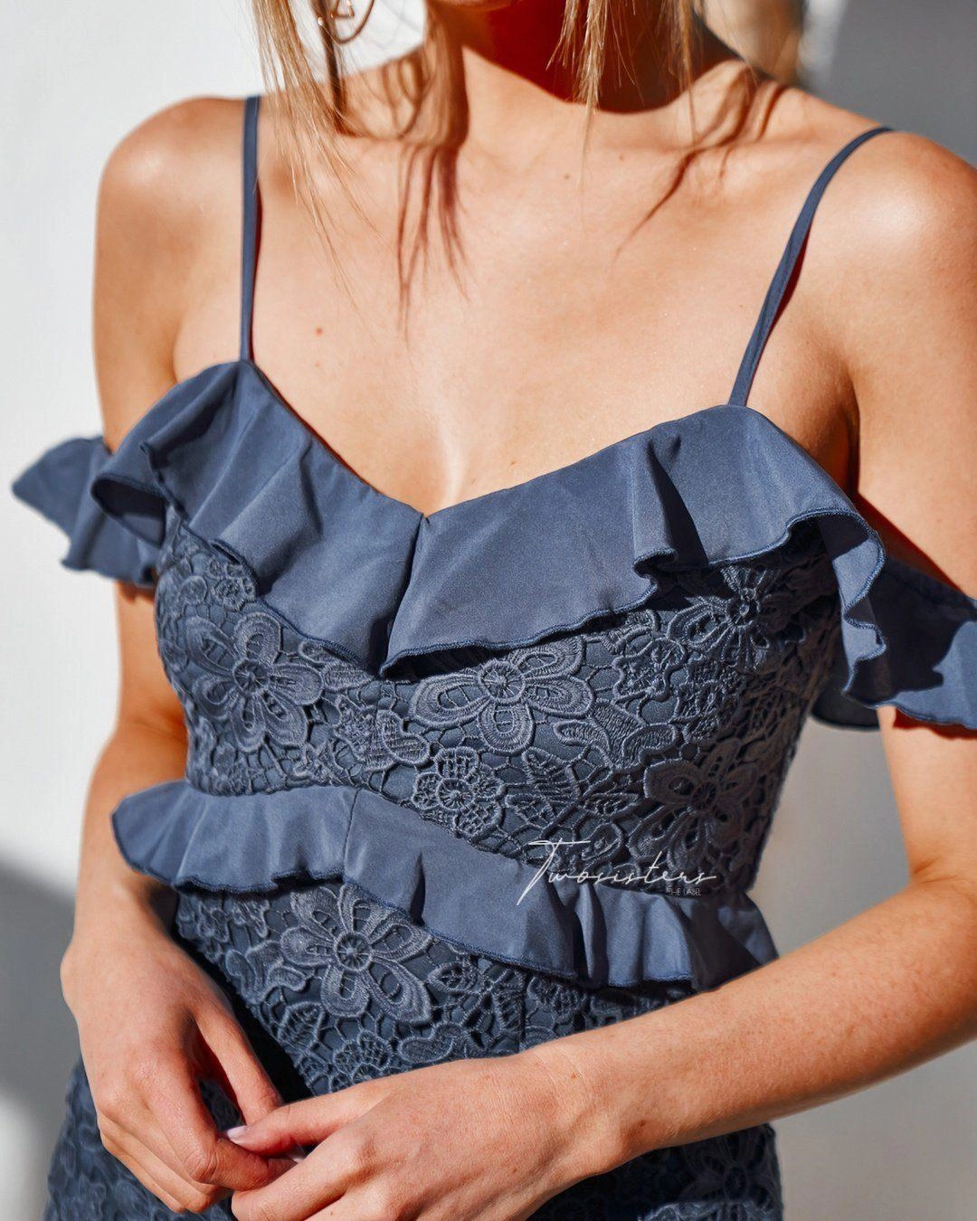 Smooth Motion Lizzie Dress - Steel Blue (Final Sale)