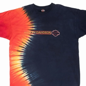 Comfort Stretch VINTAGE TIE DYE HARLEY DAVIDSON 2000 TEE SHIRT 2XL MADE IN USA