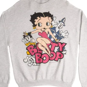 checkered pattern VINTAGE BETTY BOOP SWEATSHIRT 1993 SIZE XL