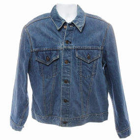 VINTAGE LEVIS TYPE 3 JACKET SINGLE STITCH SIZE 43 MADE IN USA Template