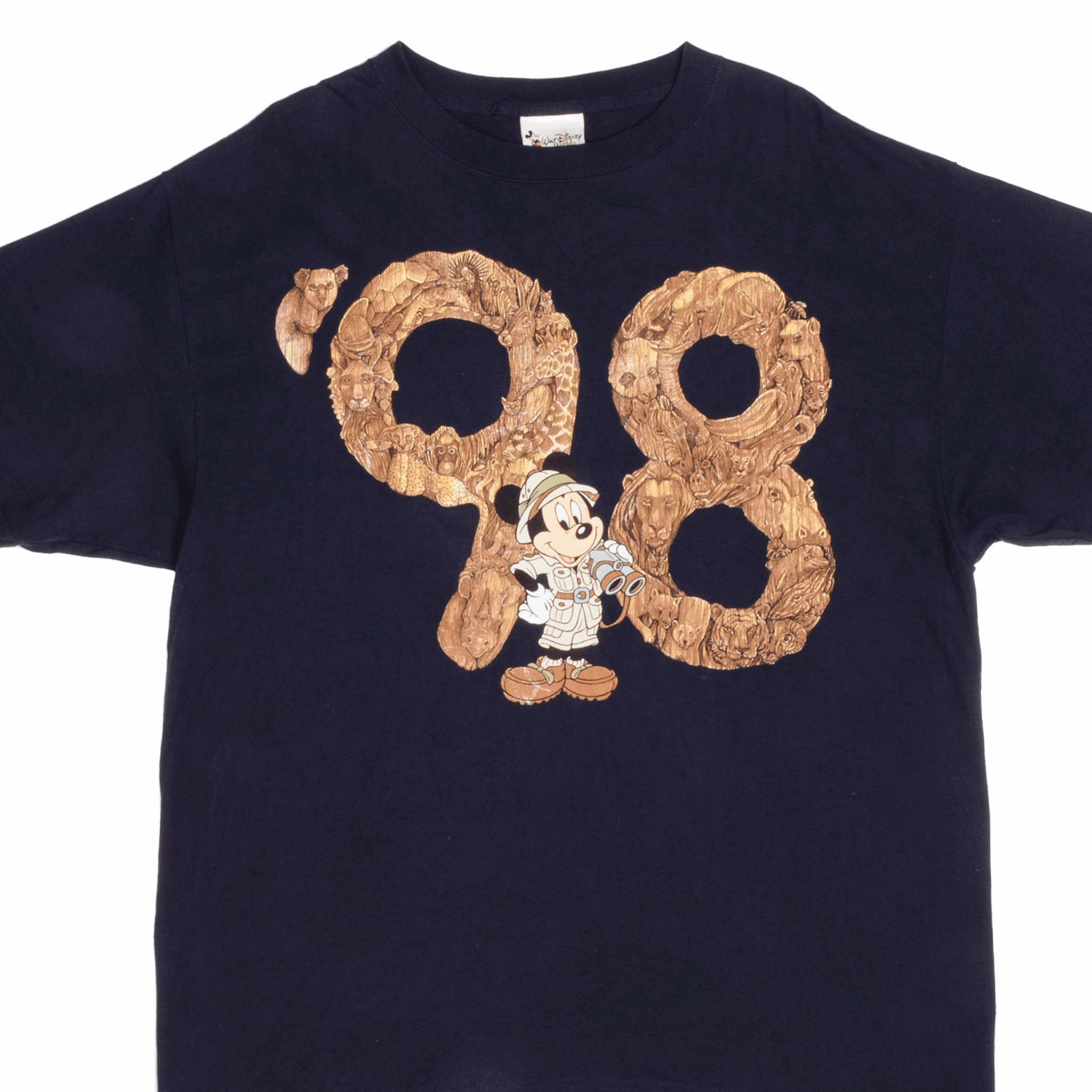 VINTAGE WALT DISNEY WORLD ANIMAL KINGDOM TEE SHIRT 1998 XL MADE USA MinimalBranding Casual everyday wear