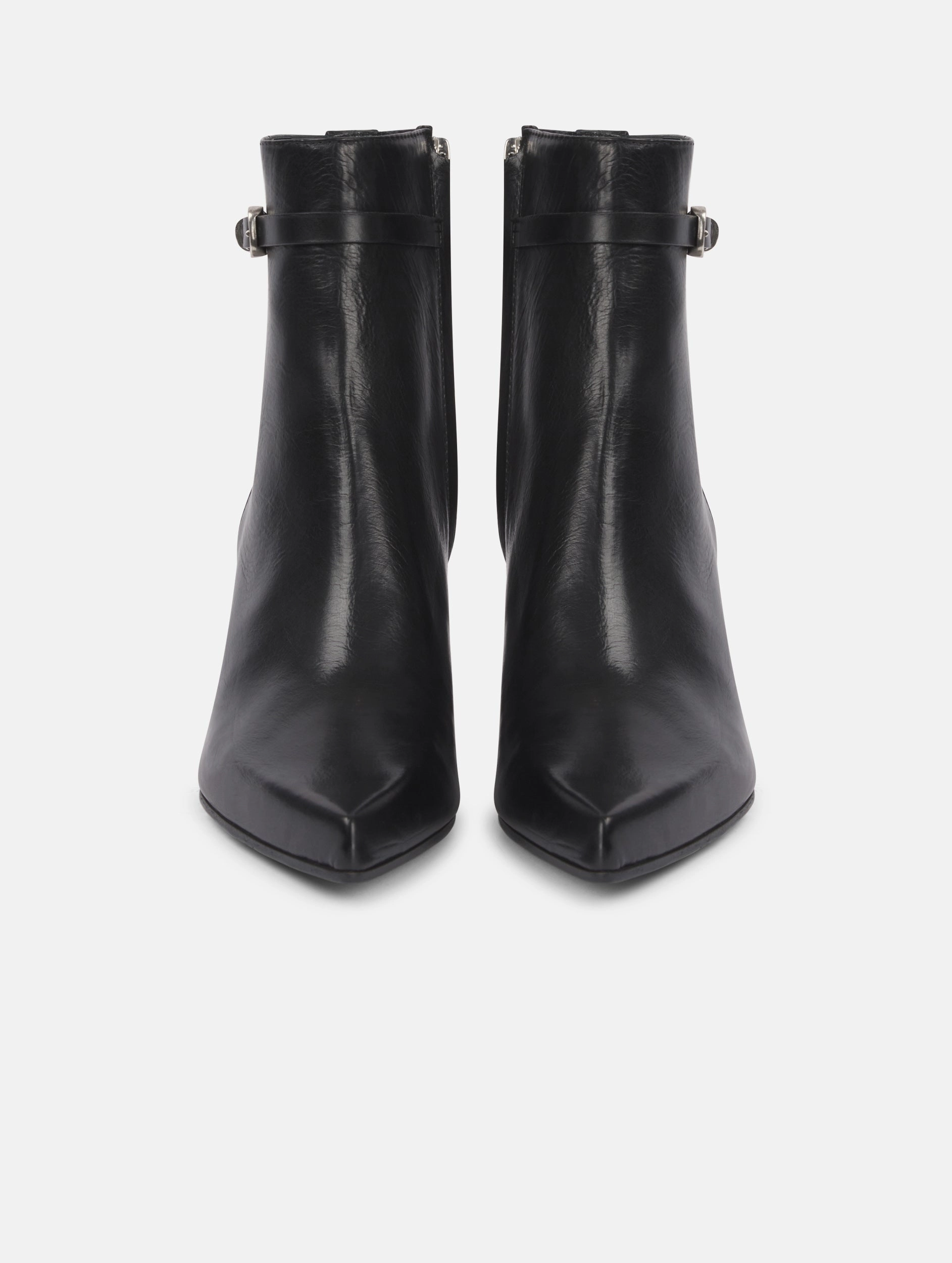 boots en cuir noir Quick Drying Snowy Path