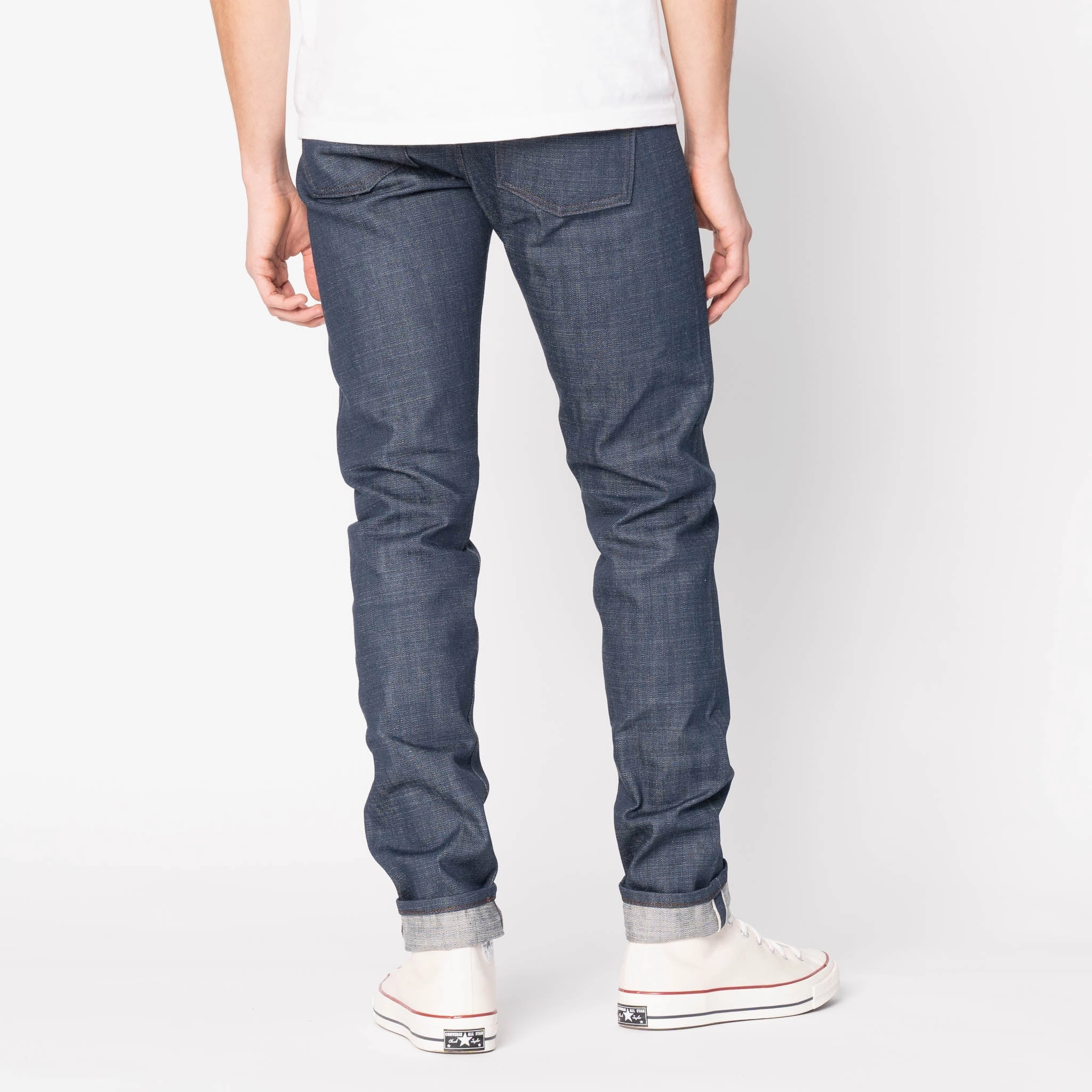 Fashion Must-Have No Iron Wear Super Guy - Kawataro Selvedge - Indigo