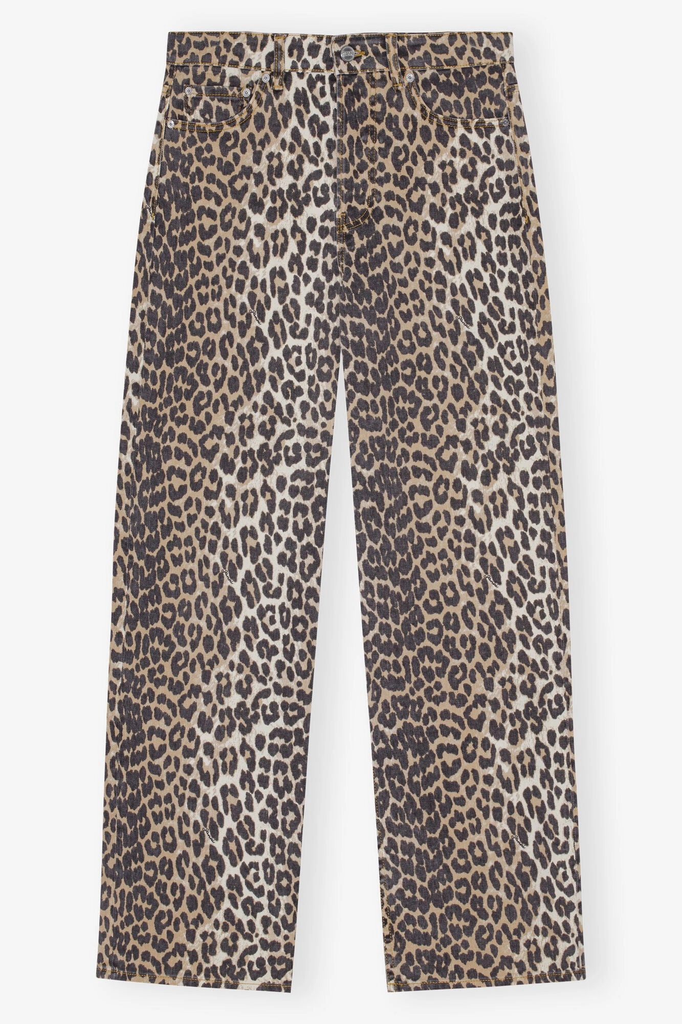 Elegant Formal Leopard Printed Izey Jeans