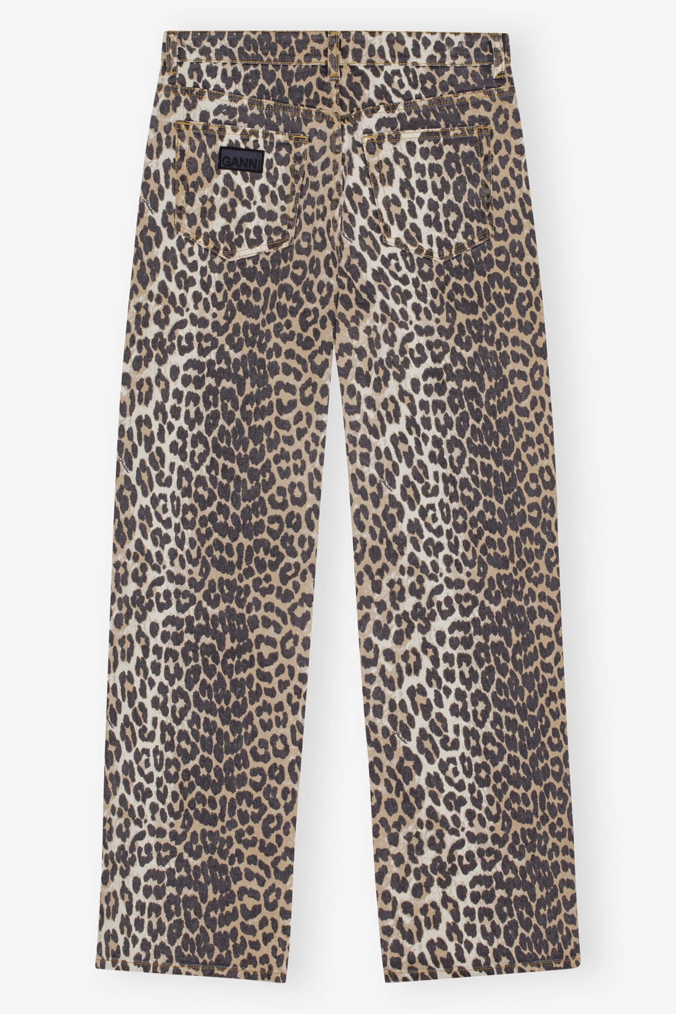 Sleek Look Professional Wear Artist Vibe Leopard Printed Izey Jeans