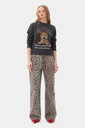 Everyday Look Leopard Printed Izey Jeans