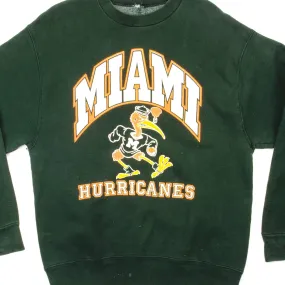 Casual Elegance VINTAGE MIAMI HURRICANES SWEATSHIRT SIZE LARGE