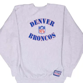 VINTAGE NFL DENVER BRONCOS 1994 CHAMPION REVERSE WEAVE SWEATSHIRT XL Removable product shiny accents appeal
