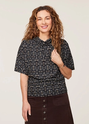 Workwear Approved Airflow Ventilation System Lexi Cowl Neck Dolman