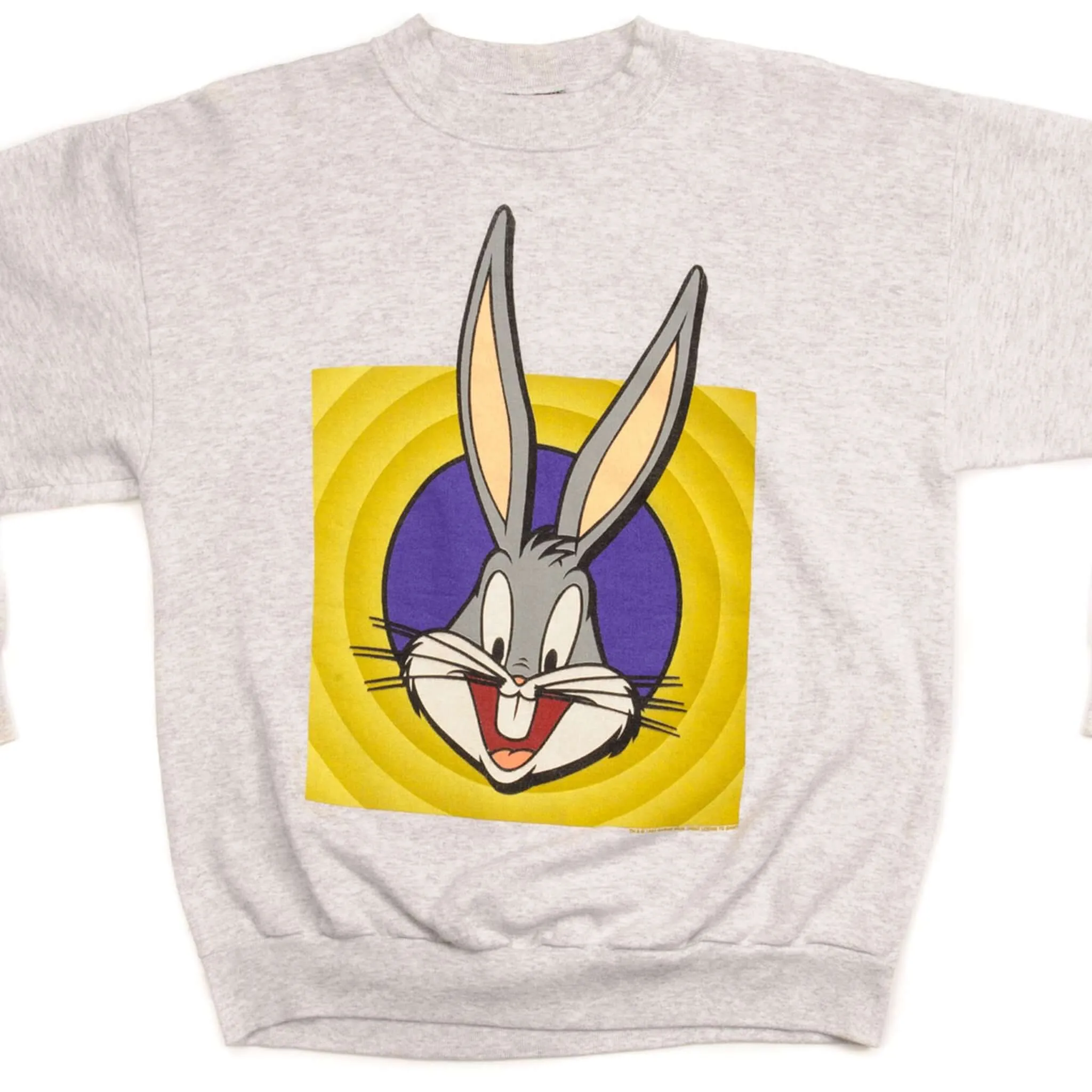 VINTAGE BUGS BUNNY SWEATSHIRT 1995 SIZE LARGE MADE IN USA Zippered Closure