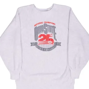 shoe accents VINTAGE CHAMPION REVERSE WEAVE OHIO STATE SWEATSHIRT 1993 LARGE MADE IN USA