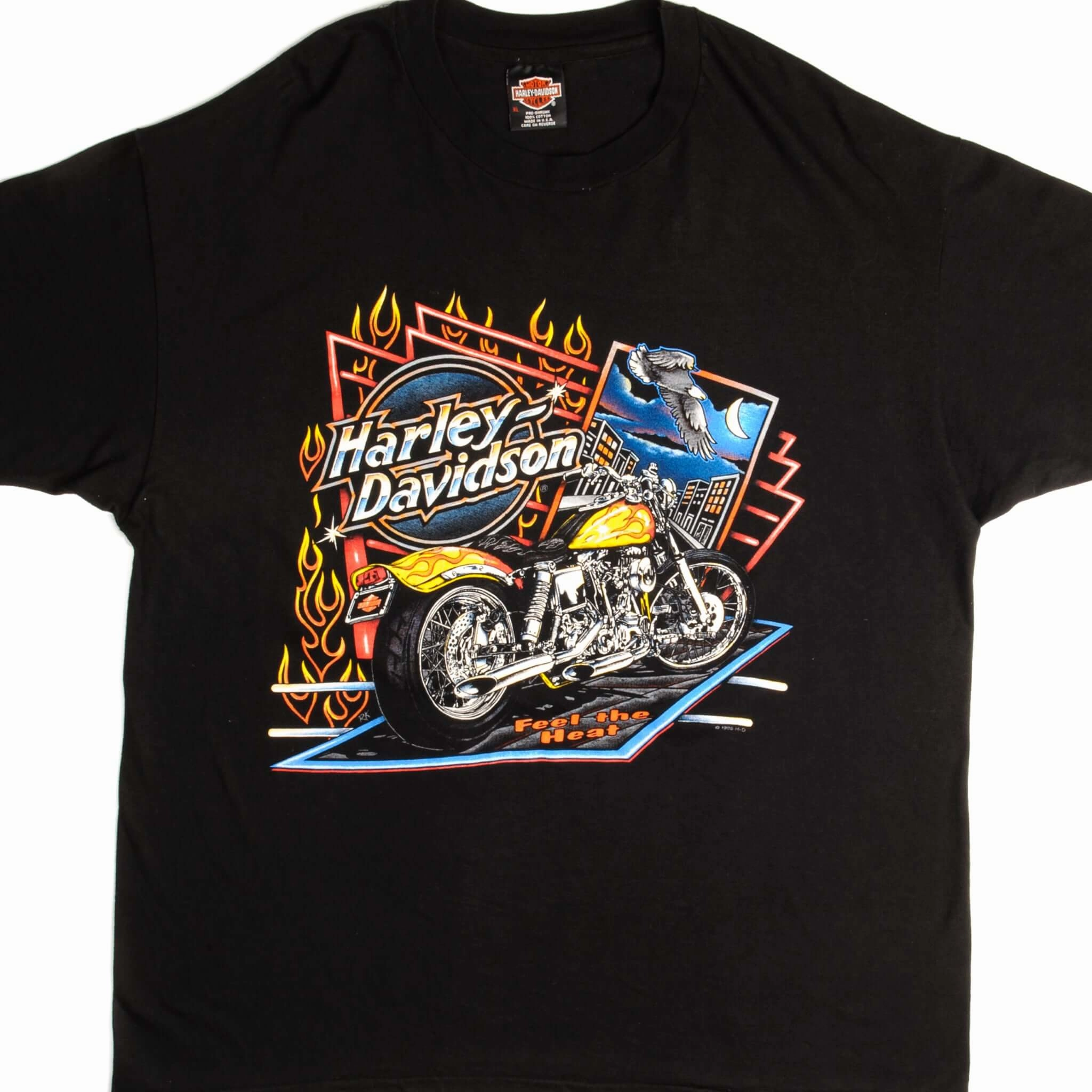 Sporty and Cool Flexible Comfort VINTAGE HARLEY DAVIDSON TEE SHIRT 1995 SIZE XL MADE IN USA