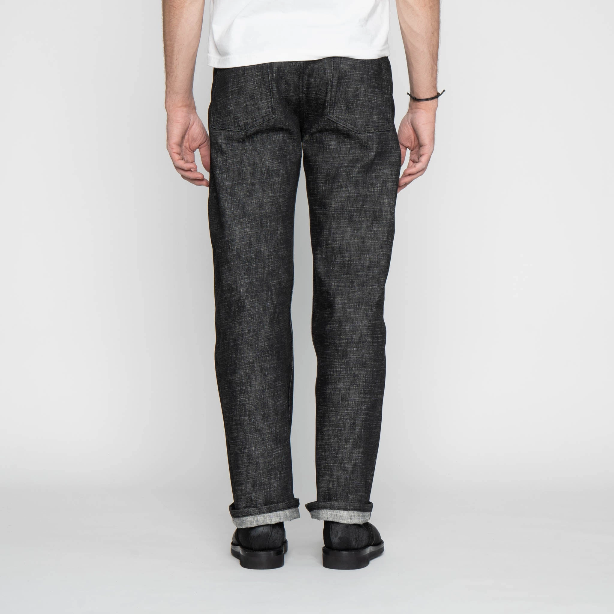 Strong Guy - 1954?Godzilla?Selvedge - Black Slim Modern Elegant Party Look Winter Warmth