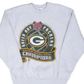 VINTAGE NFL GREEN BAY PACKERS SUPERBOWL CHAMPIONS SWEATSHIRT 1997 LARGE MADE USA Fashion Wearable