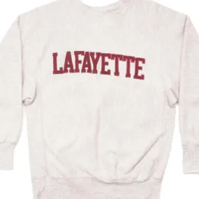 shrink-resistant Plus Size VINTAGE CHAMPION REVERSE WEAVE LAFAYETTE SWEATSHIRT 1990S LARGE MADE USA