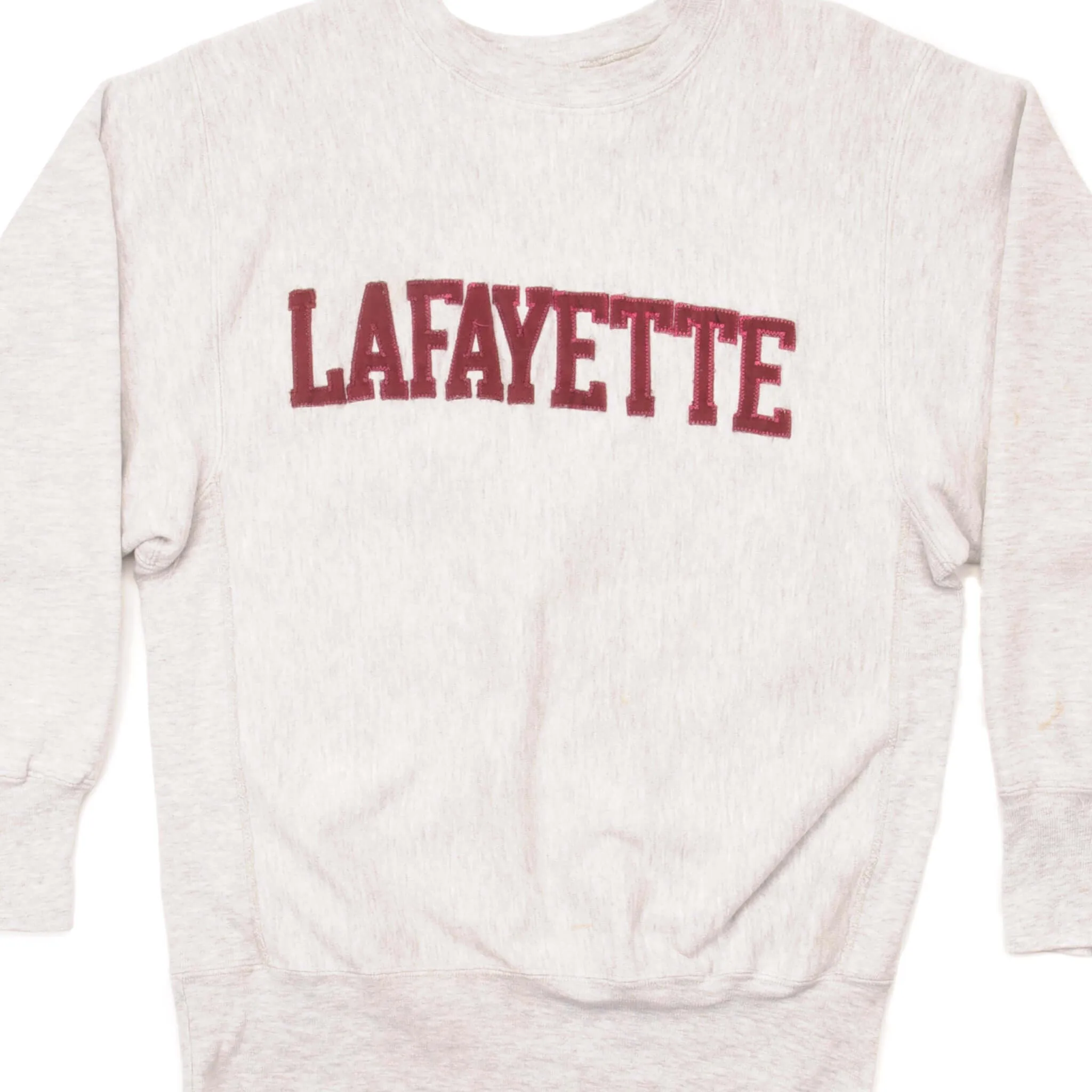 shrink-resistant Plus Size VINTAGE CHAMPION REVERSE WEAVE LAFAYETTE SWEATSHIRT 1990S LARGE MADE USA