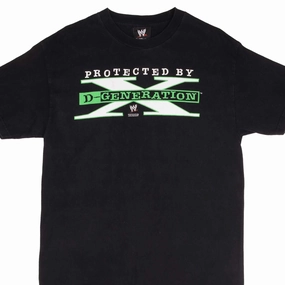 VINTAGE WWE WWF D GENERATION X TEE SHIRT 2002 SIZE LARGE Garment Dyed