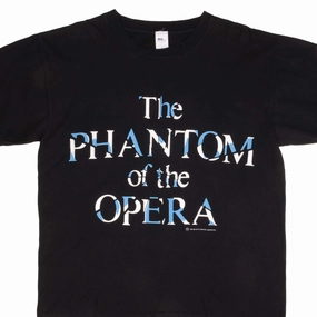 Street Casual Look Relaxed Comfort Fit VINTAGE THE PHANTOM OF THE OPERA CHICAGO TEE SHIRT 1980 SIZE XL