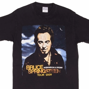 Christmas SlimFitDesign VINTAGE BRUCE SPRINGSTEEN TOUR 2009 TEE SHIRT SIZE MEDIUM