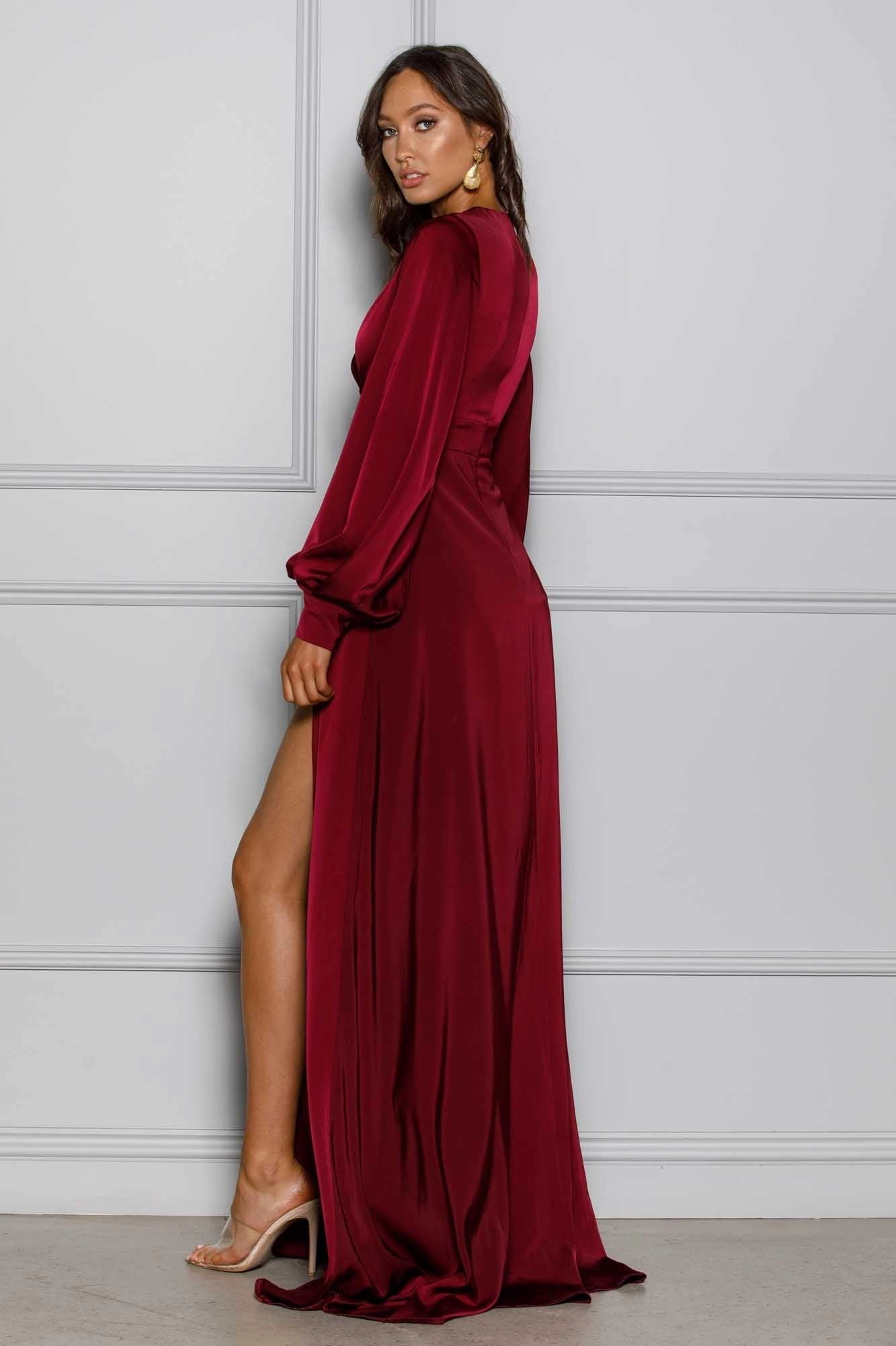 Bright Appeal Mood Booster SKYLAR GOWN - WINE