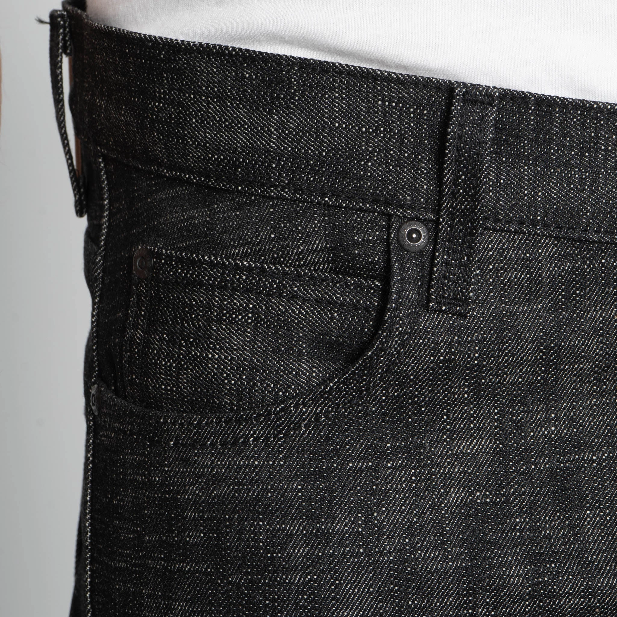 Smart Basic Neutral Style Super Guy - 1954?Godzilla?Selvedge - Black