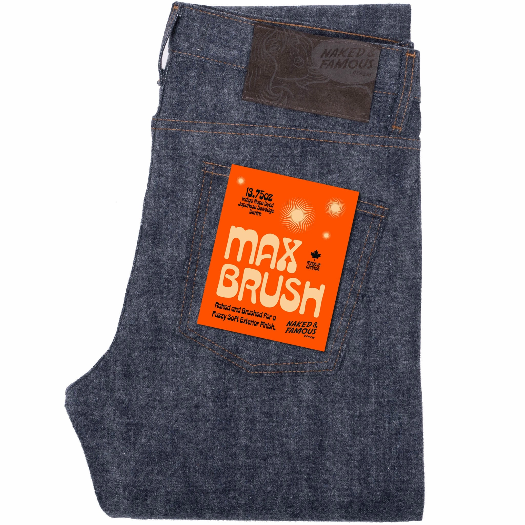 Super Guy - Max Brush Selvedge - Indigo Versatile Everyday Wear Modern Design