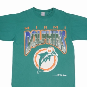 certified Summer Wardrobe VINTAGE NFL MIAMI DOLPHINS 1995 TEE SHIRT SIZE XL MADE IN USA
