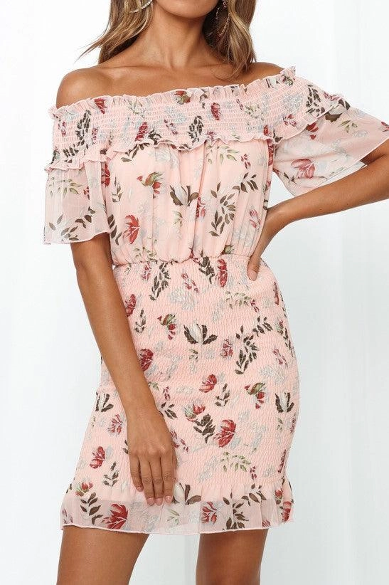 Bold Structure Resort Ready Freya Dress - Pink