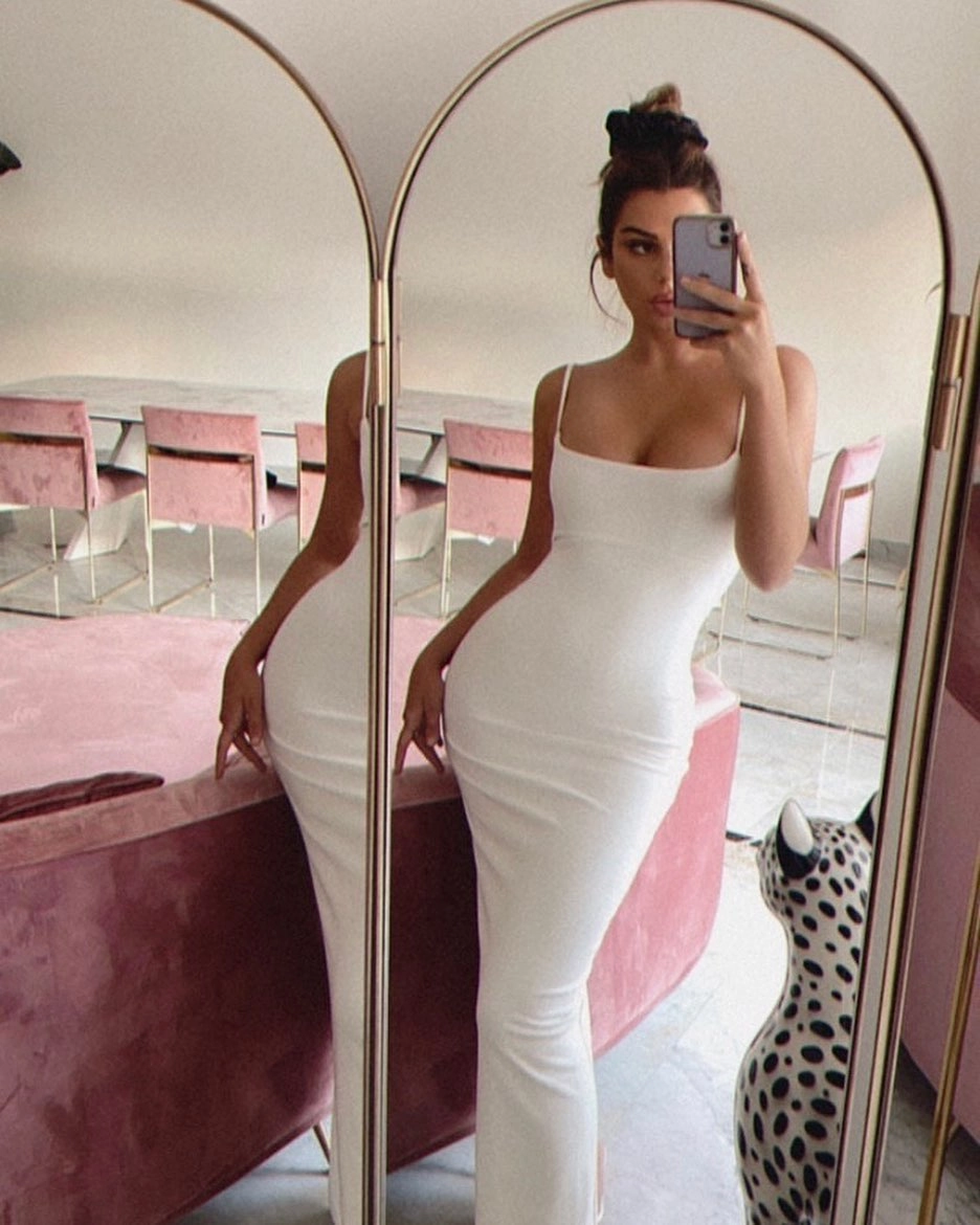 Nookie Bailey Maxi Dress - Ivory Lounge Ready