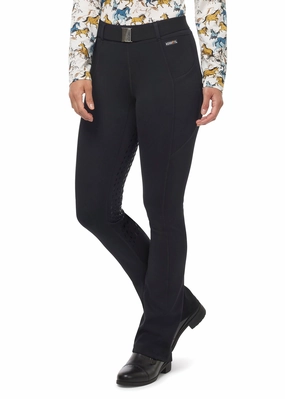 Coolcore? Silicone Full Leg Bootcut Riding Tight Contoured Silicone Gripper Casual Active Wear