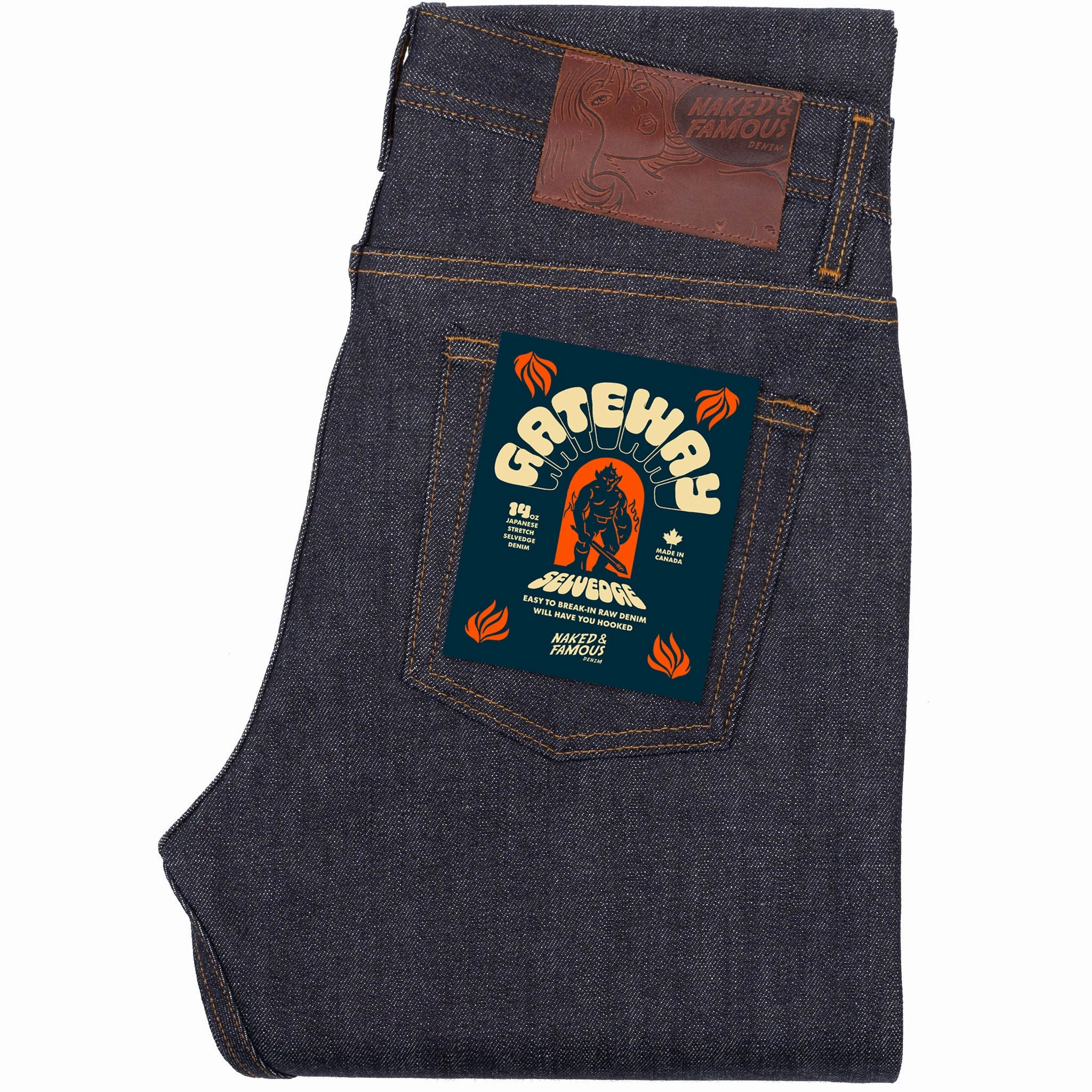 Casual Style Weird  Guy - Gateway Selvedge - Indigo