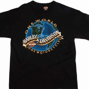 No-Shrink Fabric VINTAGE HARLEY DAVIDSON TEE SHIRT 1996 SIZE XL