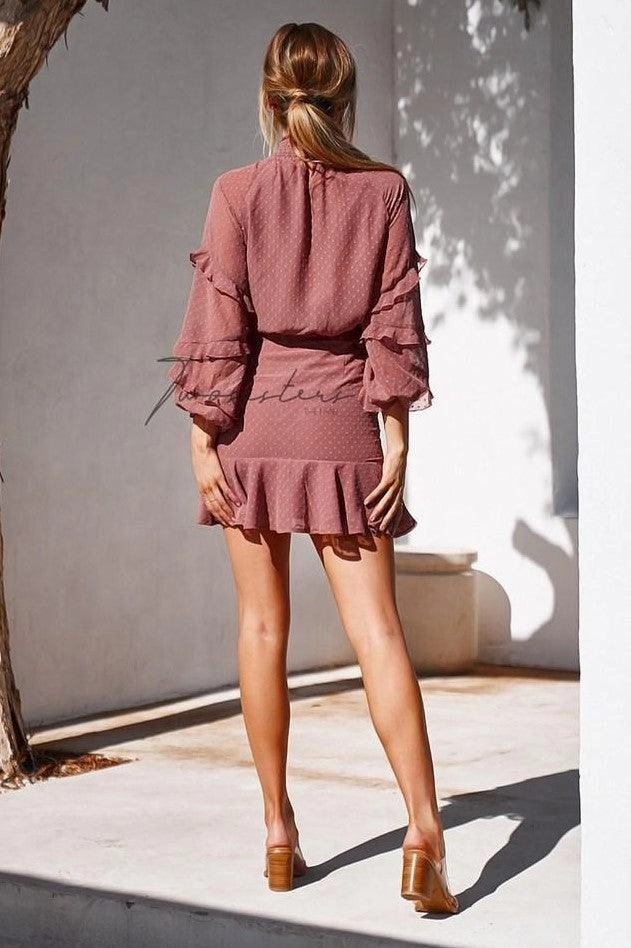 Airy Movement Piper Dress - Mauve (Final Sale)