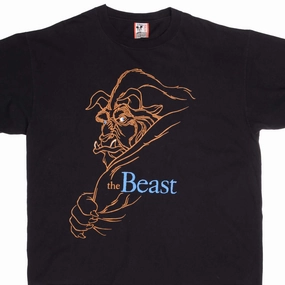 VINTAGE DISNEY BEAUTY AND THE BEAST 1990S TEE SHIRT SIZE 2XL MADE IN USA Essential Wear Soft Texture