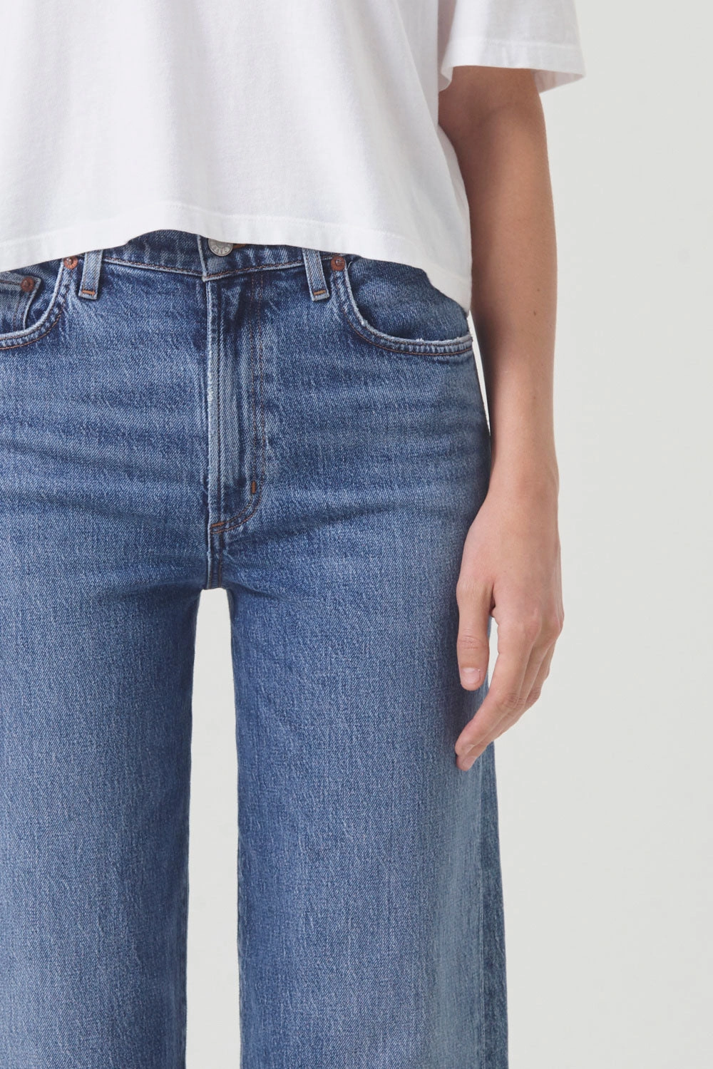 Harper Crop Jean Modern Attire Street Fashion Parent Style