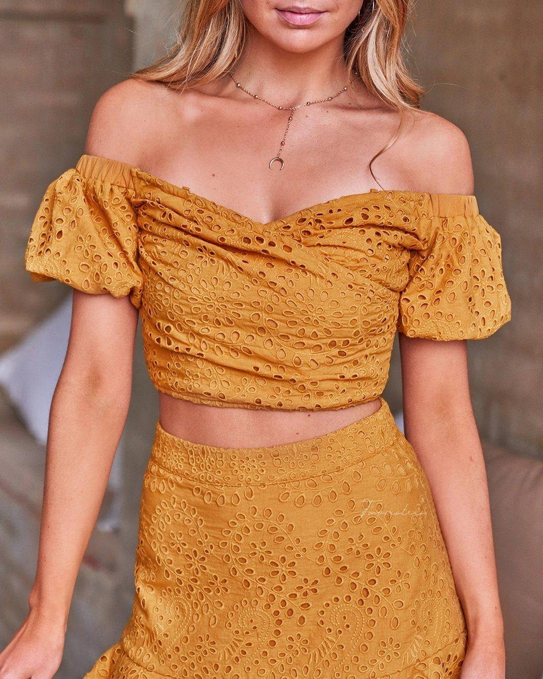 Monica Set - Mustard Simple yet sophisticated gown