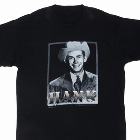 quick dry Chilly Day Style VINTAGE HANK WILLIAMS THE LEGEND CONTINUES 1996 TEE SHIRT XL