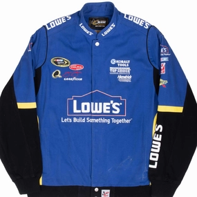 Sporty Shield VINTAGE NASCAR JIMMIE JOHNSON LOWE'S RACING JACKET 2000S XL