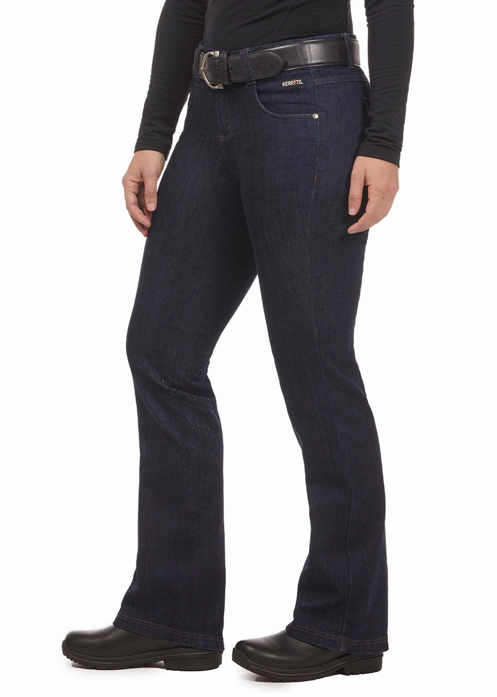 Stretch Denim Silicone Knee Patch Bootcut Riding Pant - Tall Advanced Performance