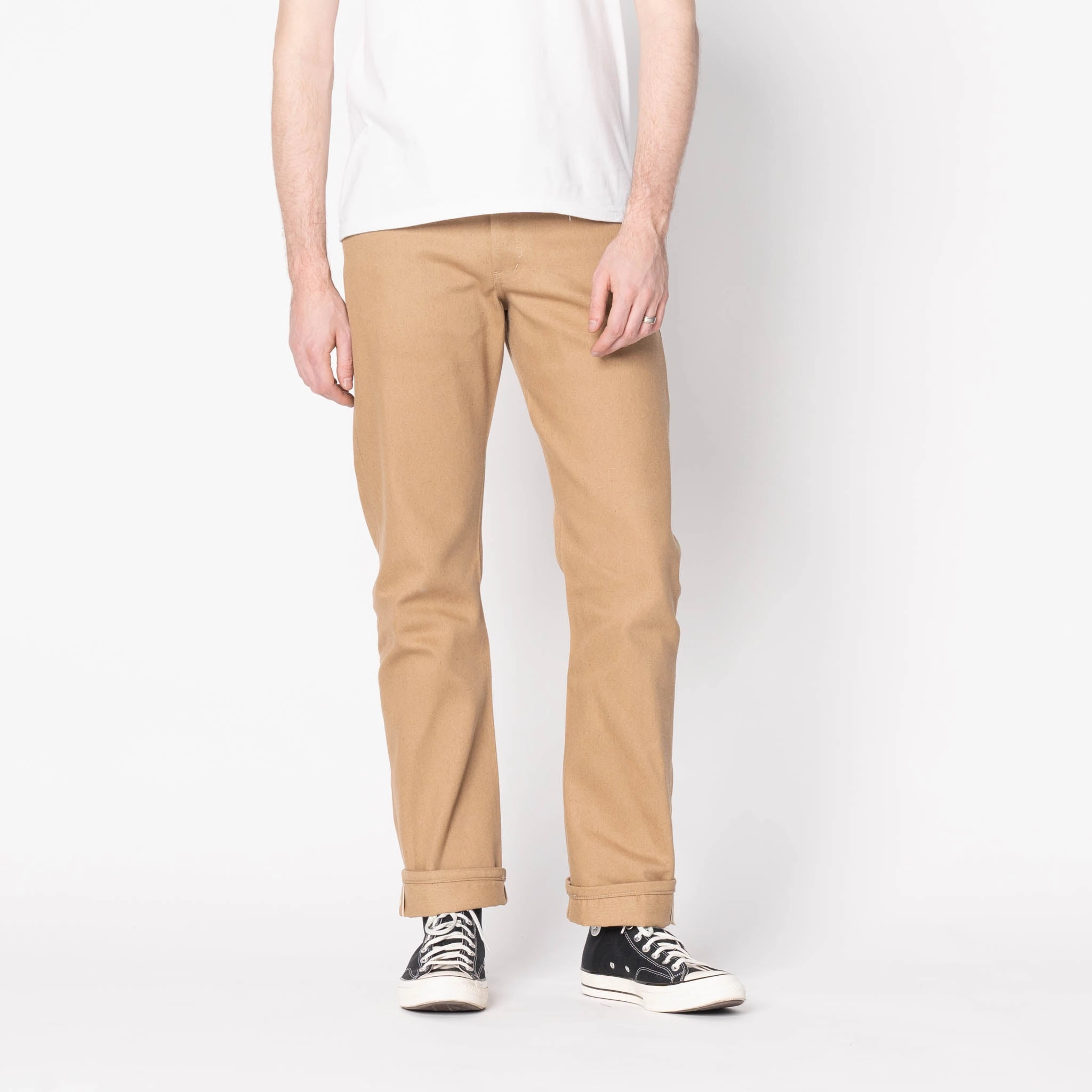 Functional Style Mid Rise True Guy -  Brown Fox Selvedge - Brown