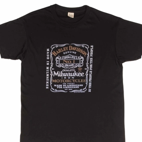 VINTAGE HARLEY DAVIDSON JACK DANIELS TEE SHIRT 1982 MEDIUM MADE IN USA DEADSTOCK timeless Minimalist Layer
