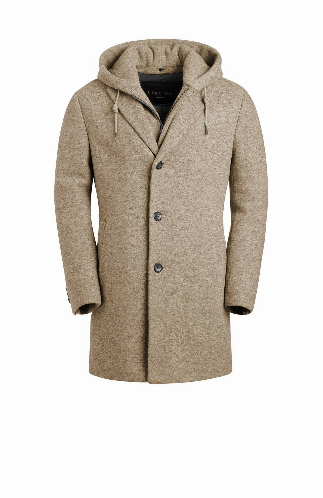 Clean Silhouette TYSON OATMEAL TOPCOAT WITH PRIMALOFT INSULATION
