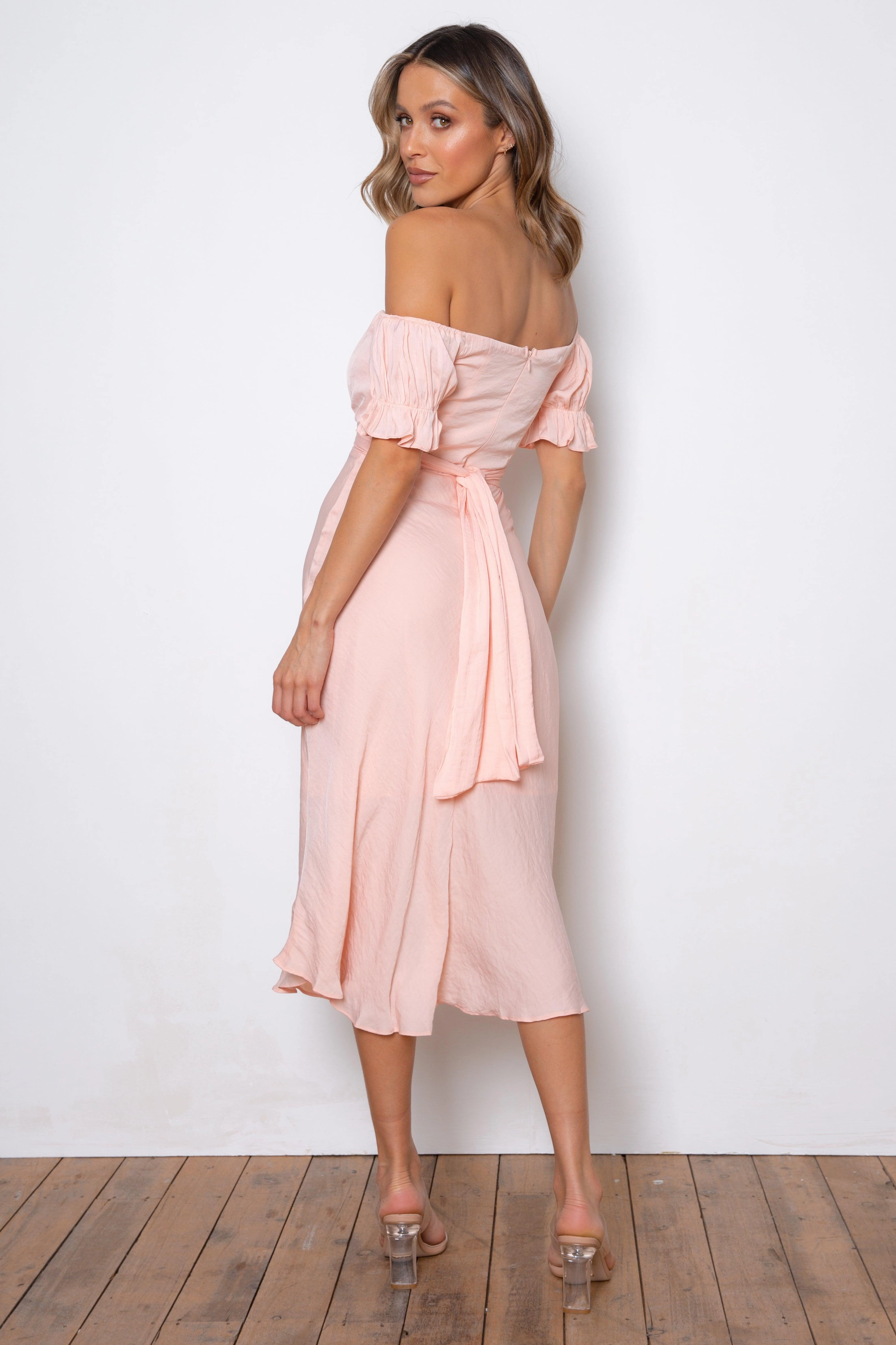 Samantha Dress - Light Pink Low Maintenance Flattering and Effortless