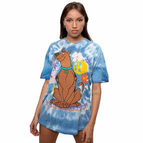 VINTAGE TIE-DYE SCOOBY DOO TEE SHIRT 1990S SIZE MEDIUM No Shrink Technology
