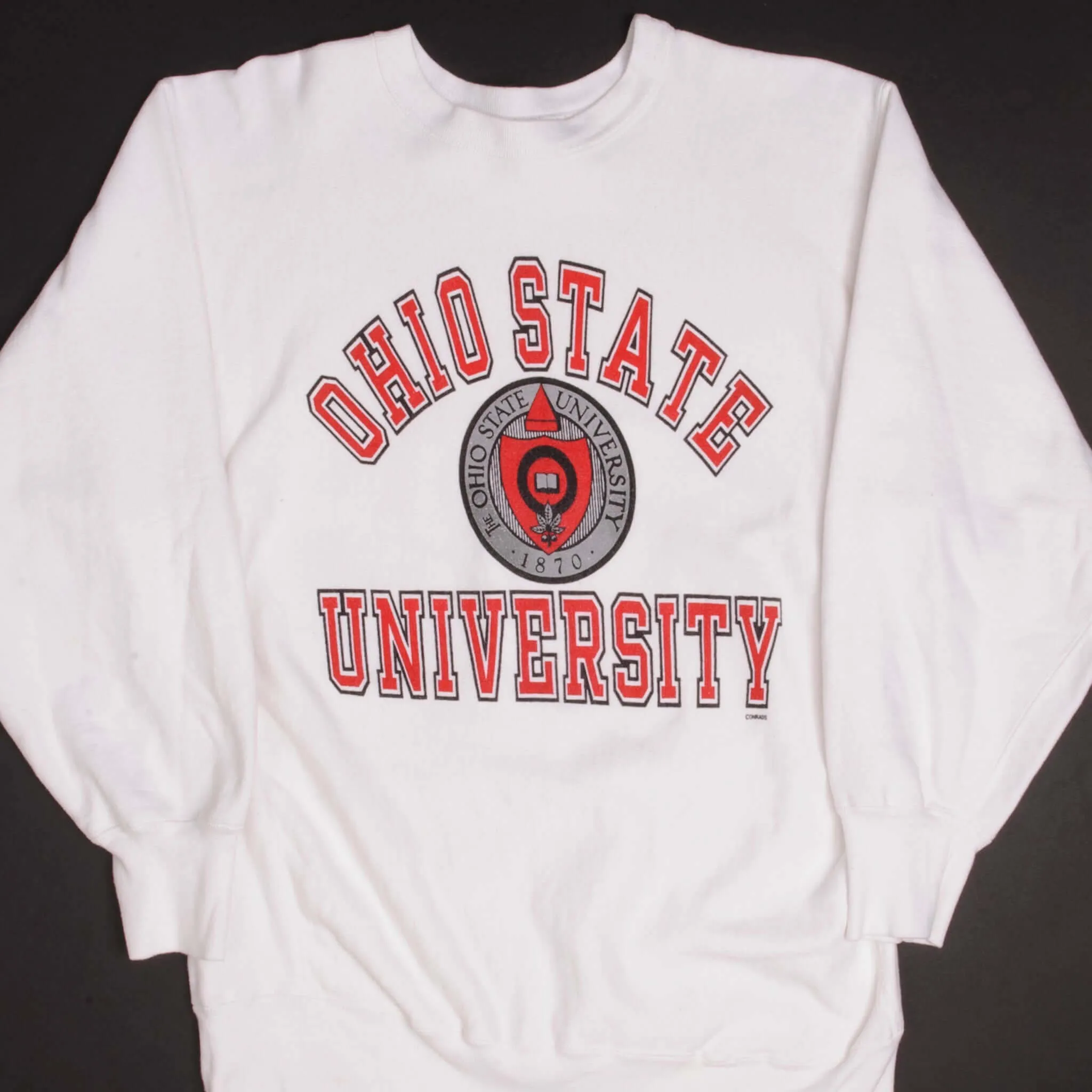 Thermal Insulation VINTAGE CHAMPION REVERSE WEAVE OHIO STATE SWEATSHIRT 1980s SIZE XL MADE IN USA