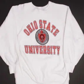 Thermal Insulation VINTAGE CHAMPION REVERSE WEAVE OHIO STATE SWEATSHIRT 1980s SIZE XL MADE IN USA