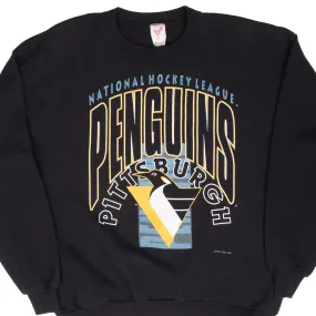 Smart Layer product tag identification VINTAGE NHL PITTSBURGH PENGUINS 1993 SWEATSHIRT XL MADE IN USA